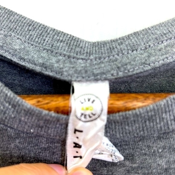 Live & Tell - Jim Beam 1795 Team Beam Stripe Sleeves Graphic T Shirt Size M - Picture 7 of 11